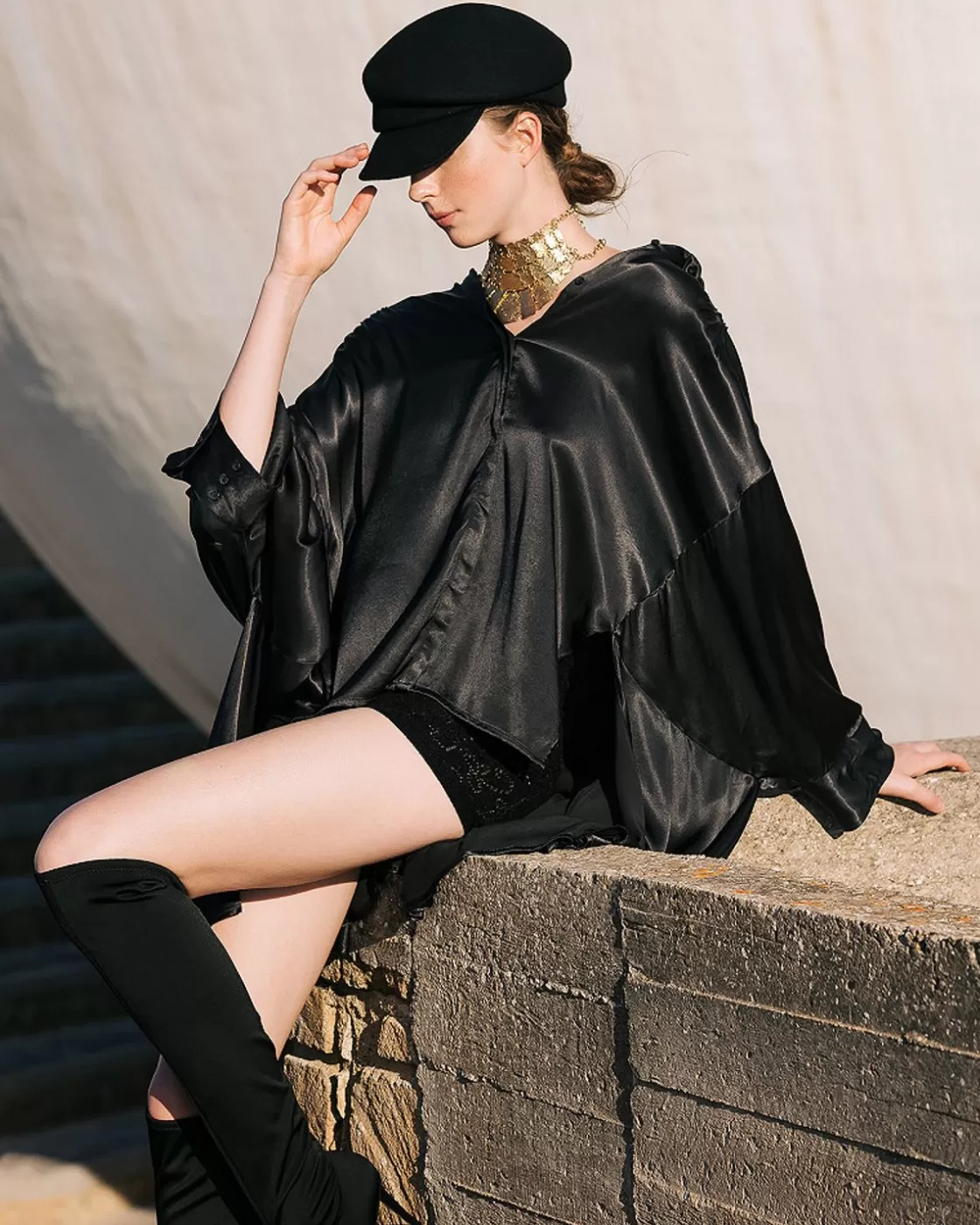 Mes Demoiselles Paris Chemises & Tops>Blouse Suram Noir