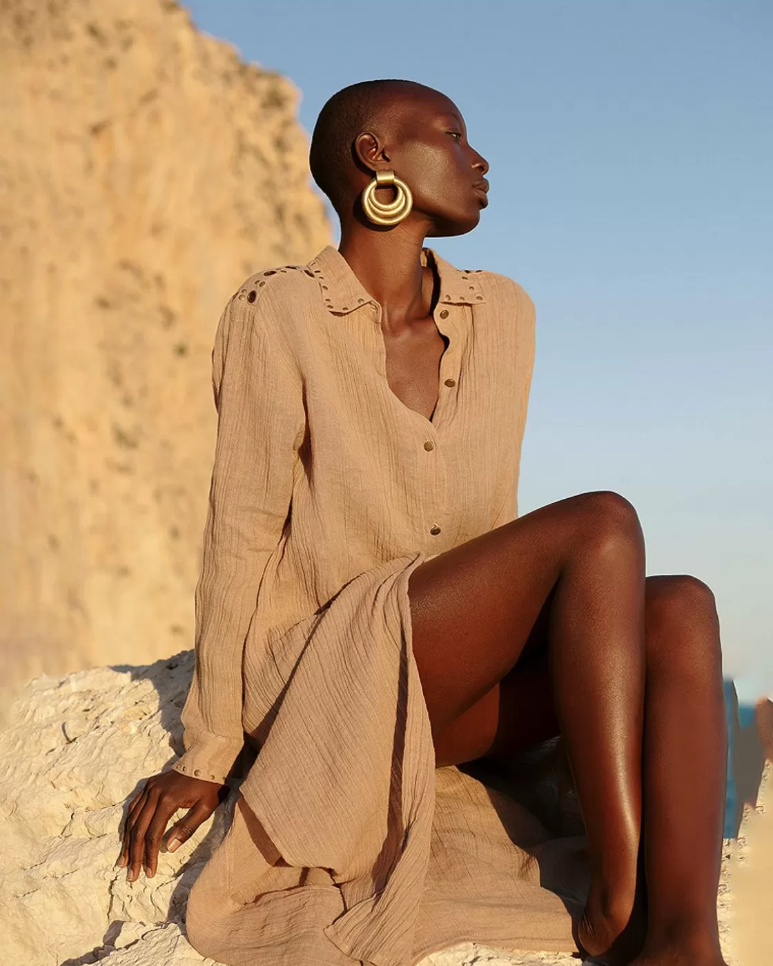Mes Demoiselles Paris Chemises & Tops>Chemise Gil Sable