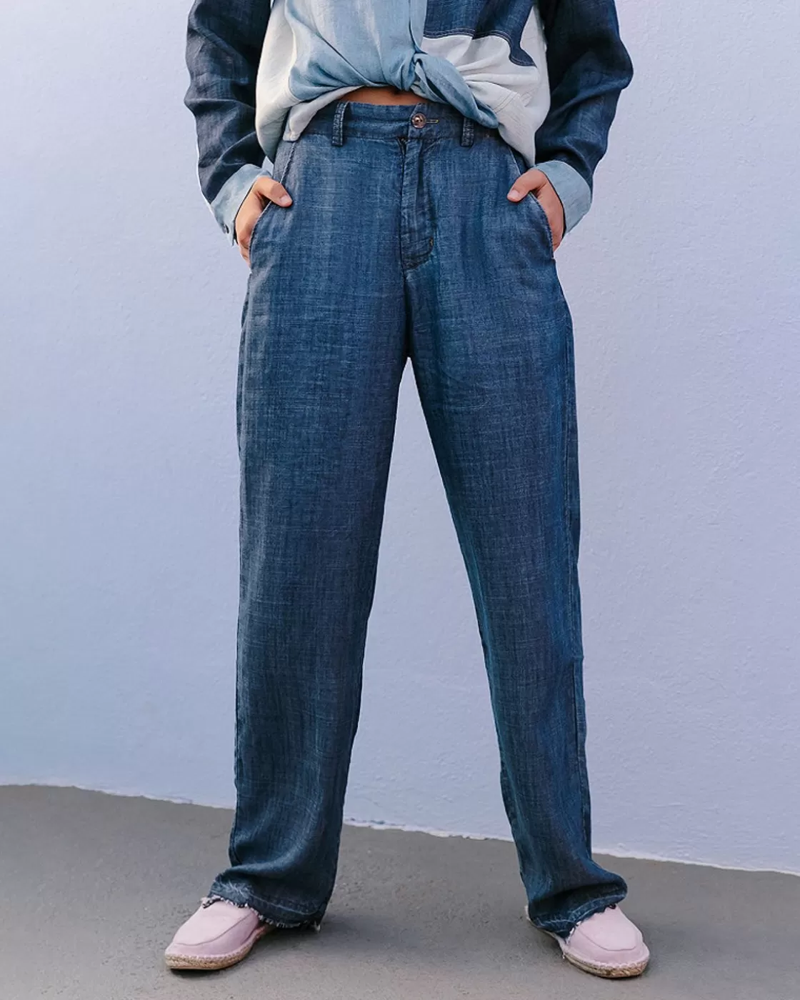 Mes Demoiselles Paris Pantalons>Pantalon Daly Denim