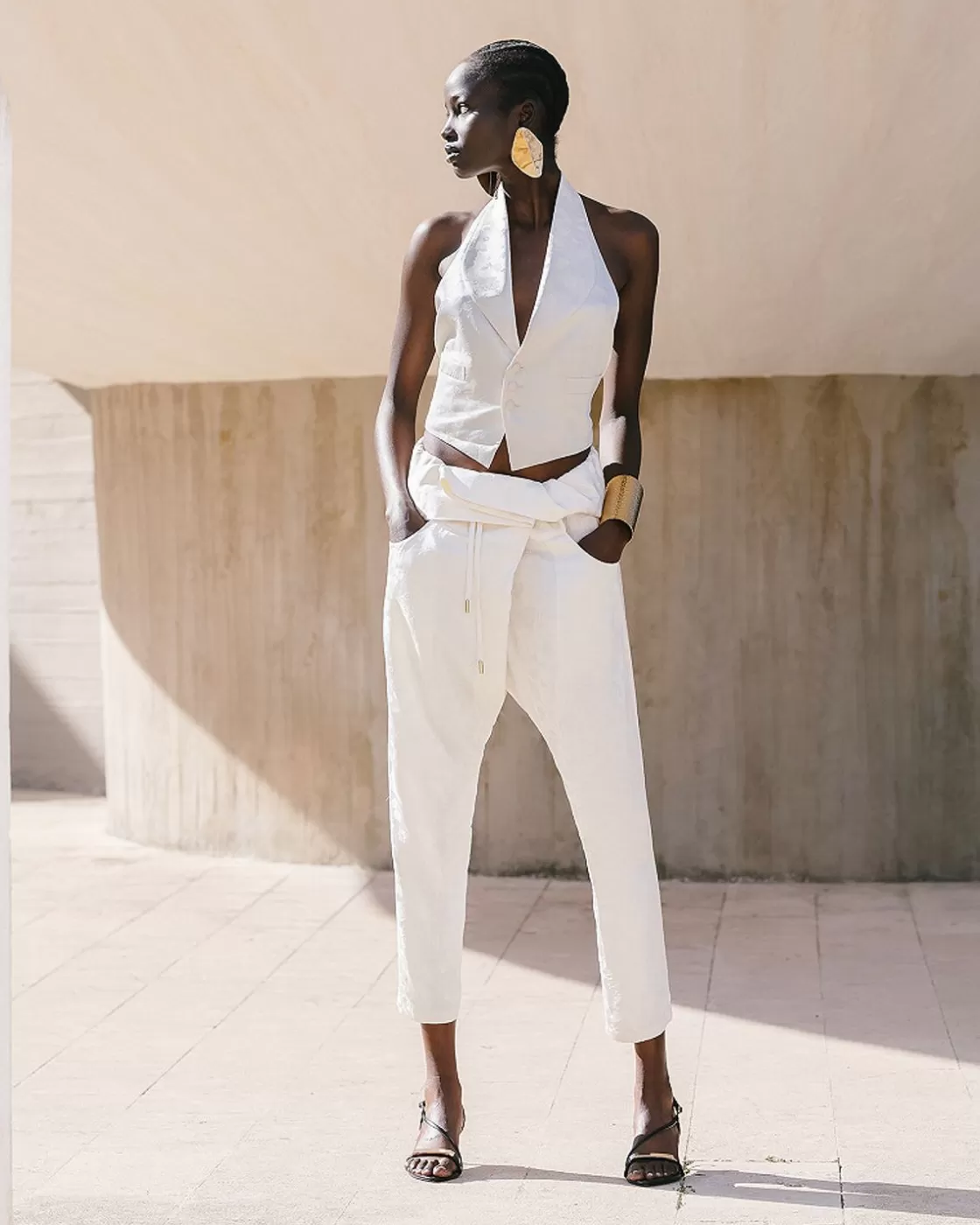 Mes Demoiselles Paris Pantalons>Pantalon Disarouel Ivoire
