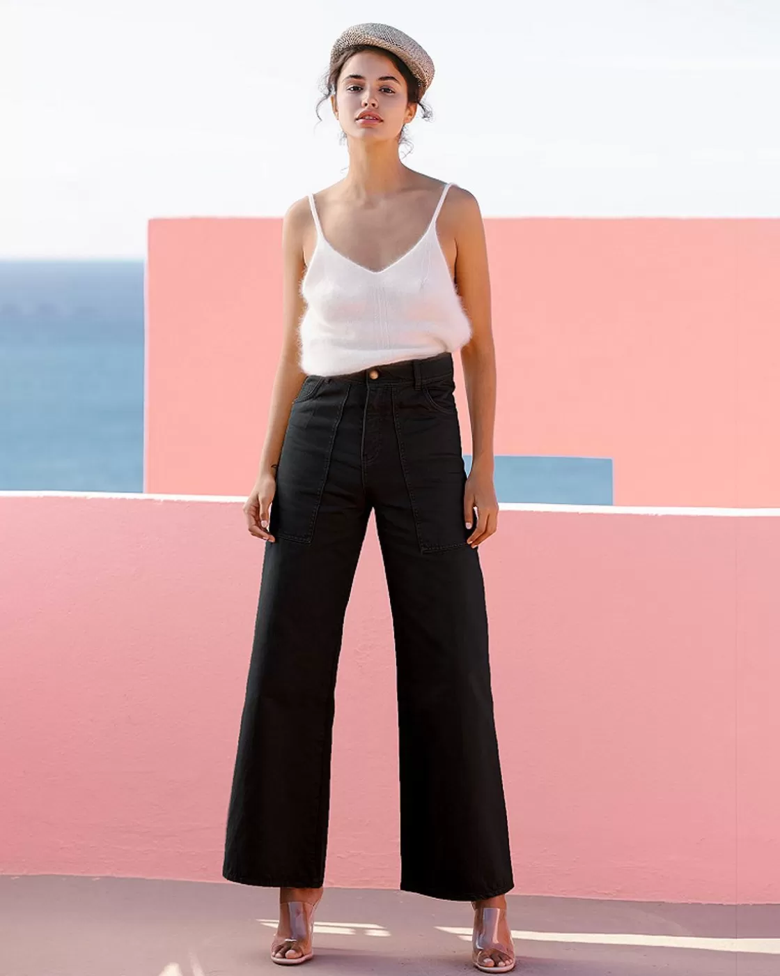 Mes Demoiselles Paris Pantalons>Pantalon Grace Noir