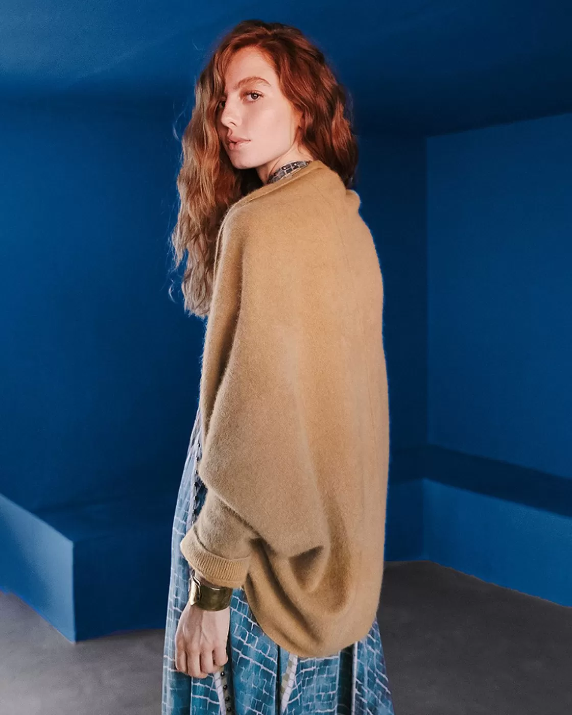 Mes Demoiselles Paris Kimonos & Ponchos>Poncho Rora Camel