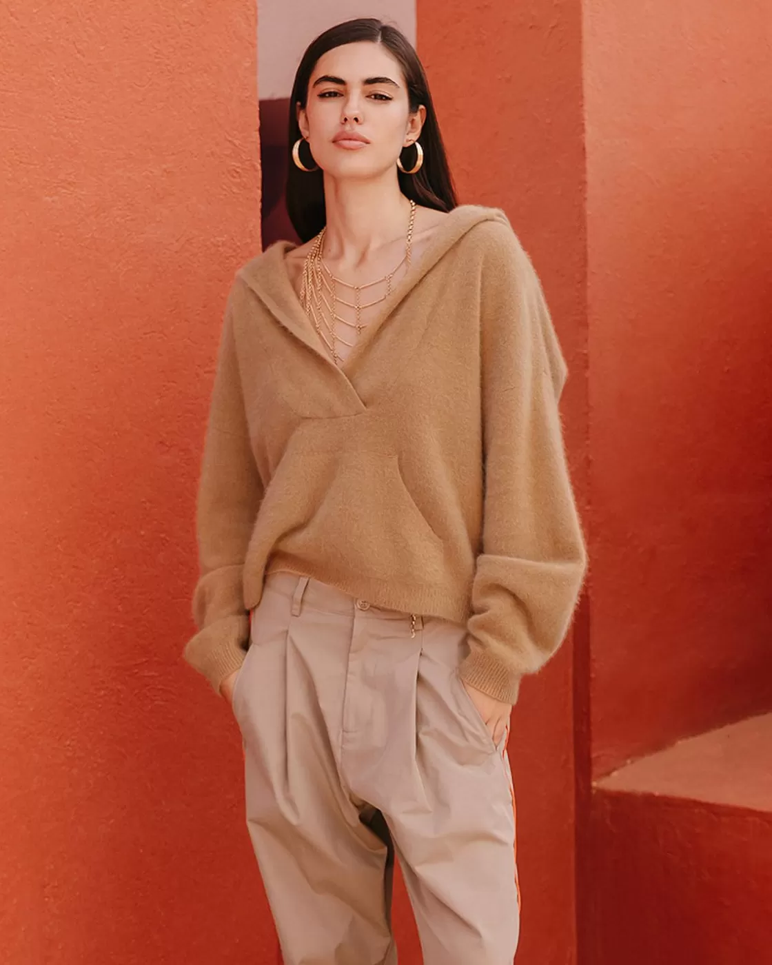 Mes Demoiselles Paris Pulls & Gilets>Pull Roger Camel