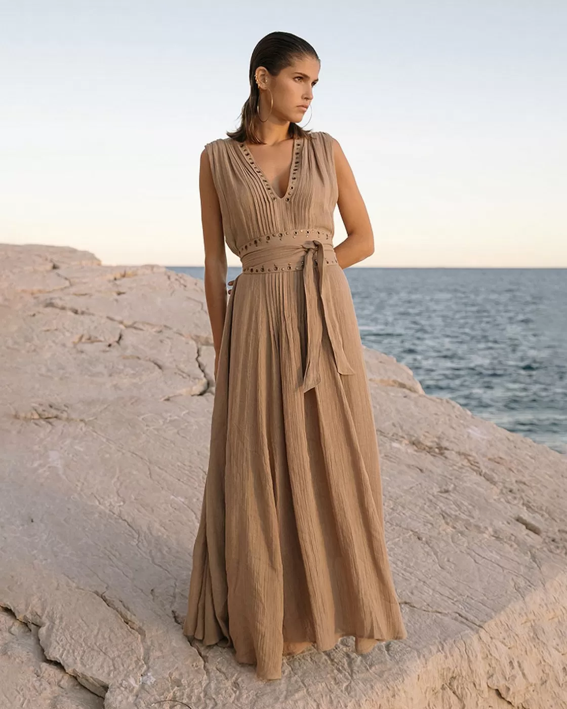 Mes Demoiselles Paris Robes & Jupes>Robe Galla Sable